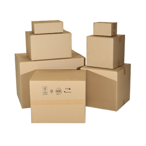 Caisse américaine carton double cannelure